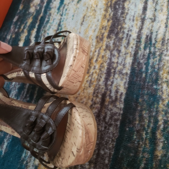 Unlisted Cork Wedge Sandals - Picture 10 of 15